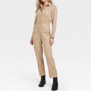 Universal Thread Tan Utility Jumpsuit